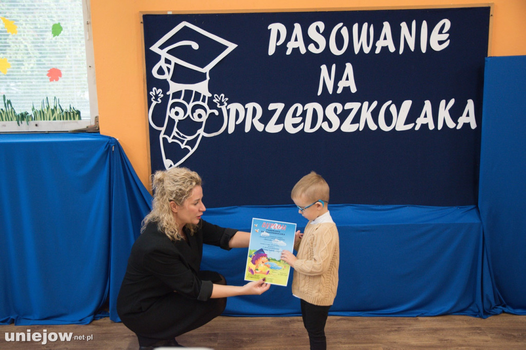 Pasowanie na przedszkolaka w uniejowskim przedszkolu