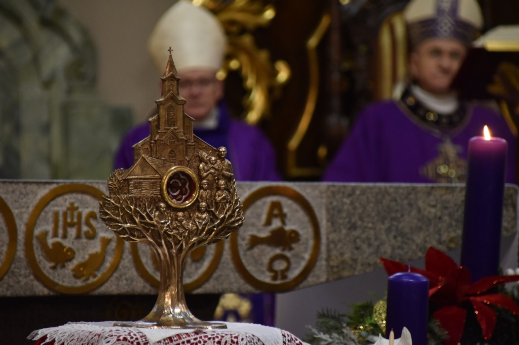 Relikwie bł. Rodziny Ulmów w Uniejowie