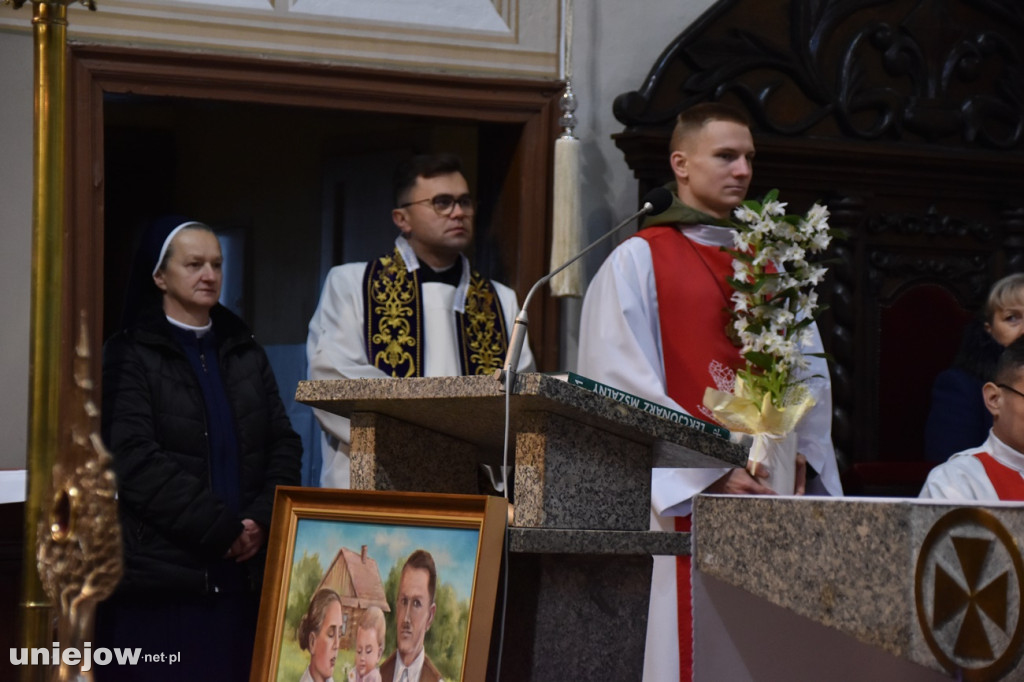 Relikwie bł. Rodziny Ulmów w Uniejowie