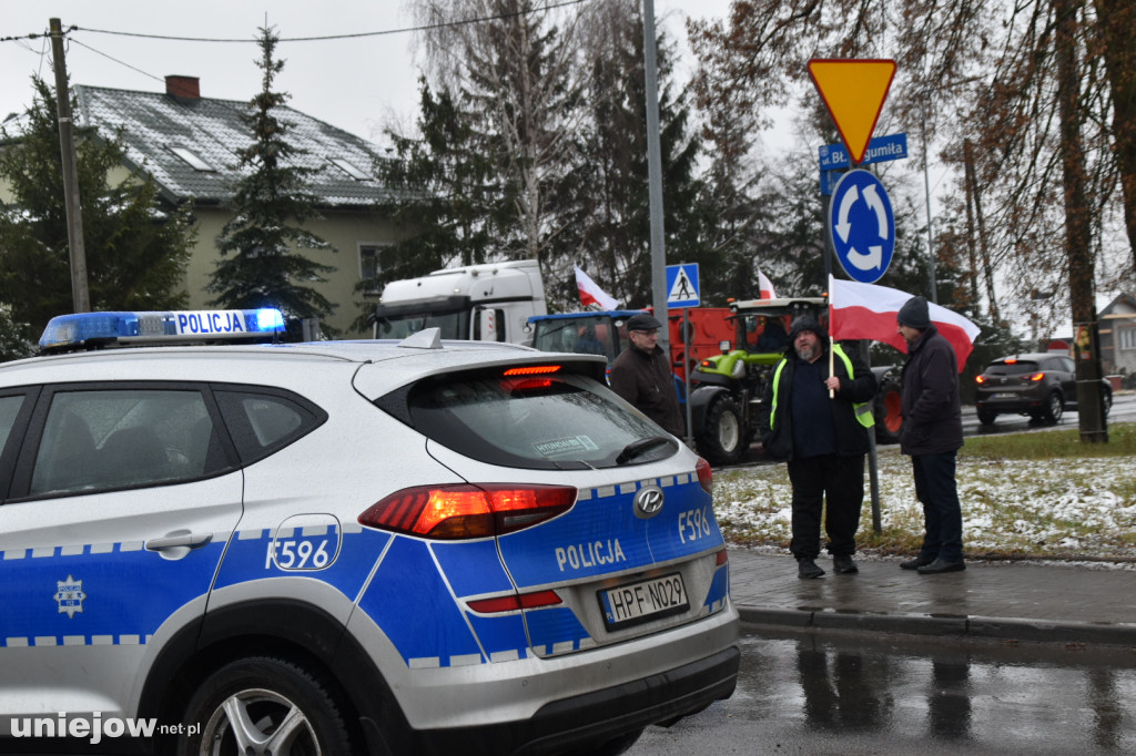 Rolnicy znowu strajkują. Jak wygląda protest w Uniejowie