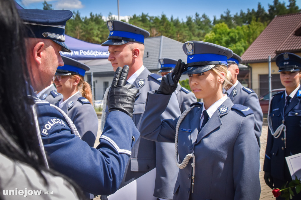Odznaczenia i awanse, czyli obchody Święta Policji w Poddębicach [ZDJĘCIA]