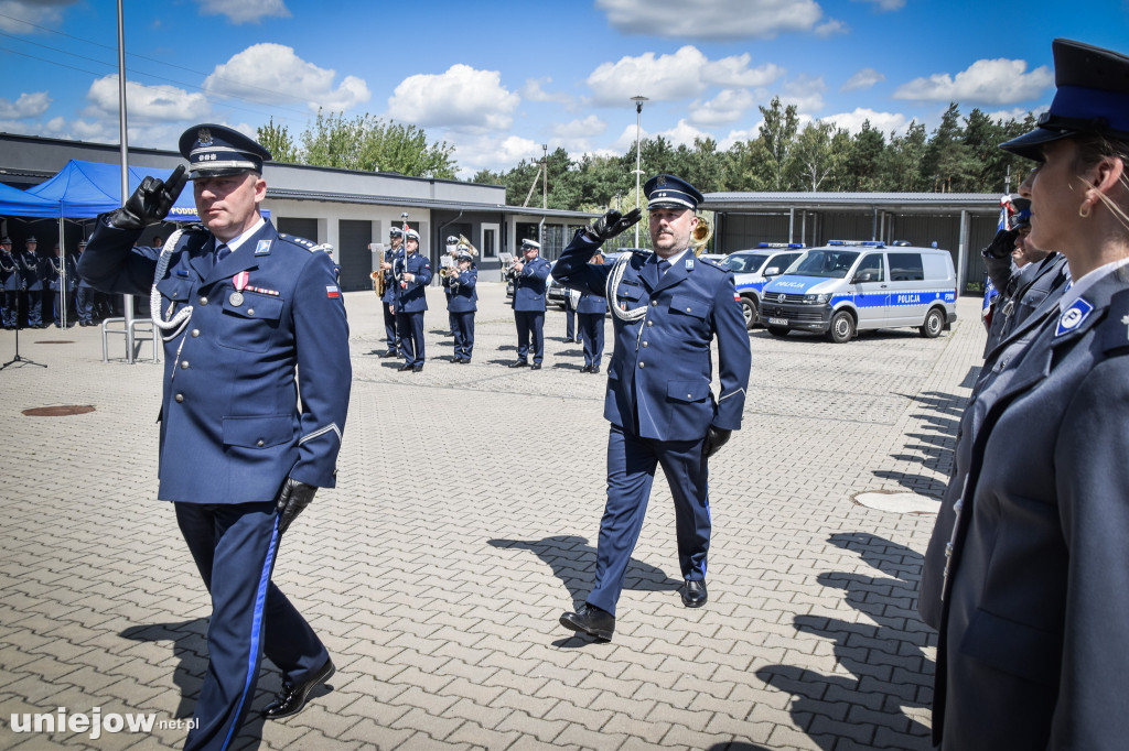 Odznaczenia i awanse, czyli obchody Święta Policji w Poddębicach [ZDJĘCIA]