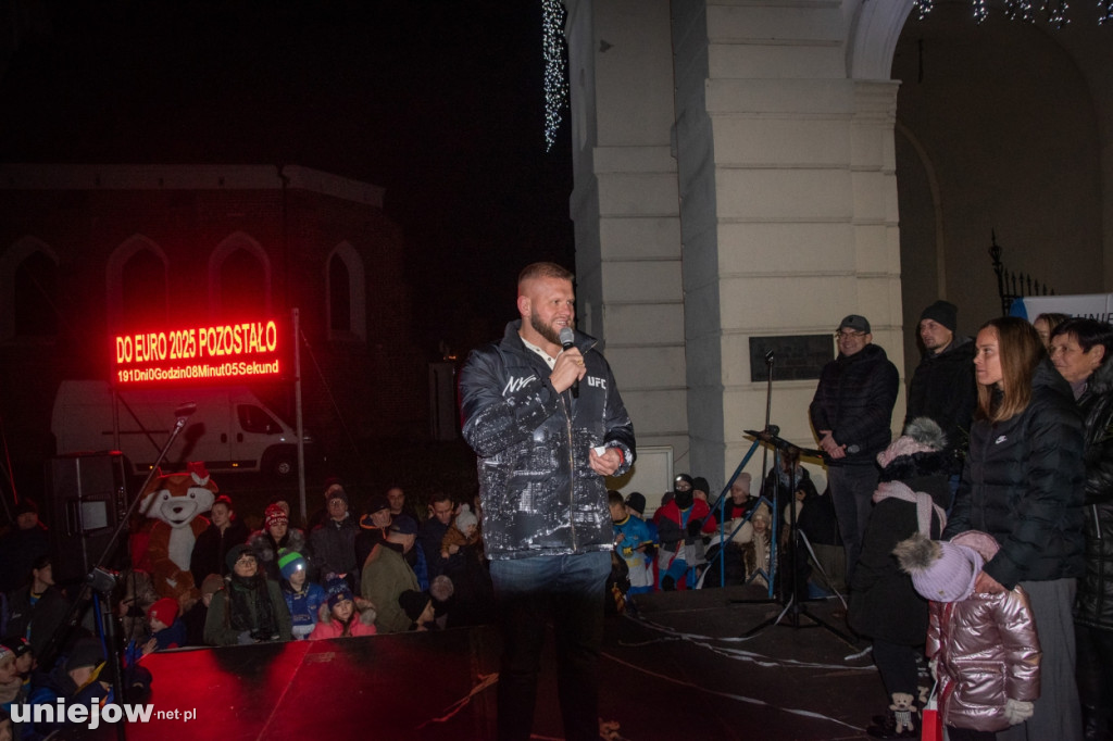 Ewa Pajor i Marcin Tybura z przedświąteczną wizytą w Uniejowie