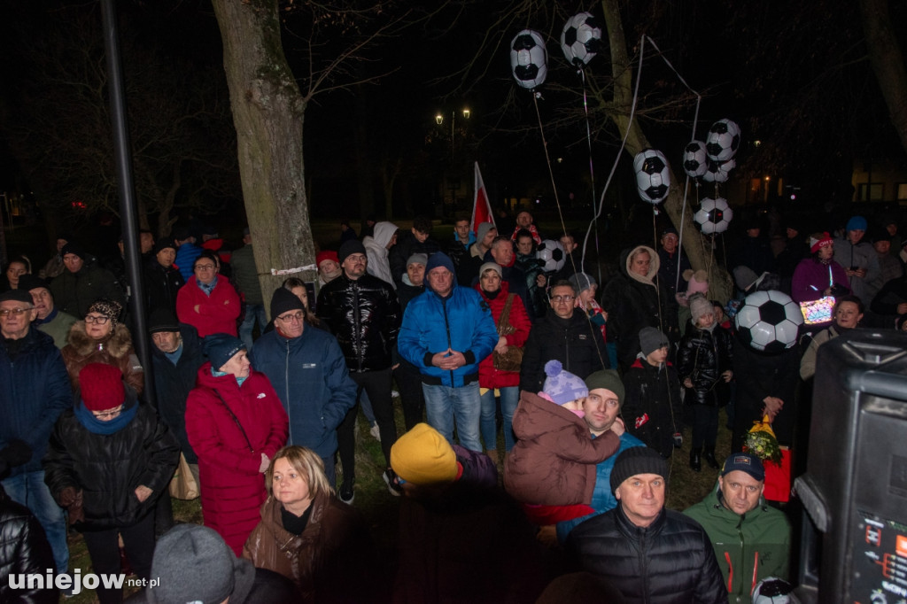 Ewa Pajor i Marcin Tybura z przedświąteczną wizytą w Uniejowie