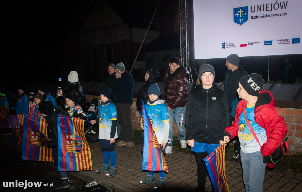 Ewa Pajor i Marcin Tybura z przedświąteczną wizytą w Uniejowie