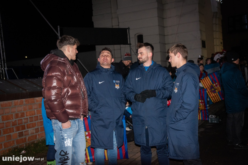 Ewa Pajor i Marcin Tybura z przedświąteczną wizytą w Uniejowie