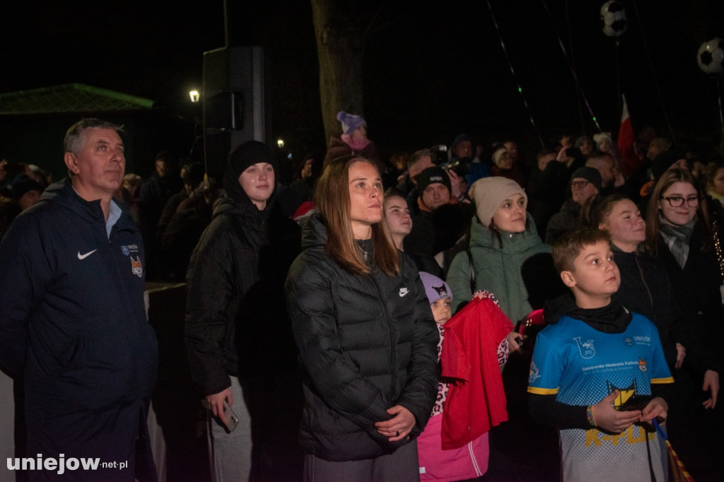 Ewa Pajor i Marcin Tybura z przedświąteczną wizytą w Uniejowie