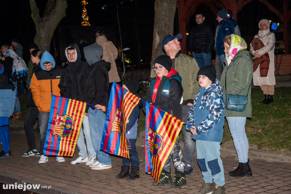 Ewa Pajor i Marcin Tybura z przedświąteczną wizytą w Uniejowie