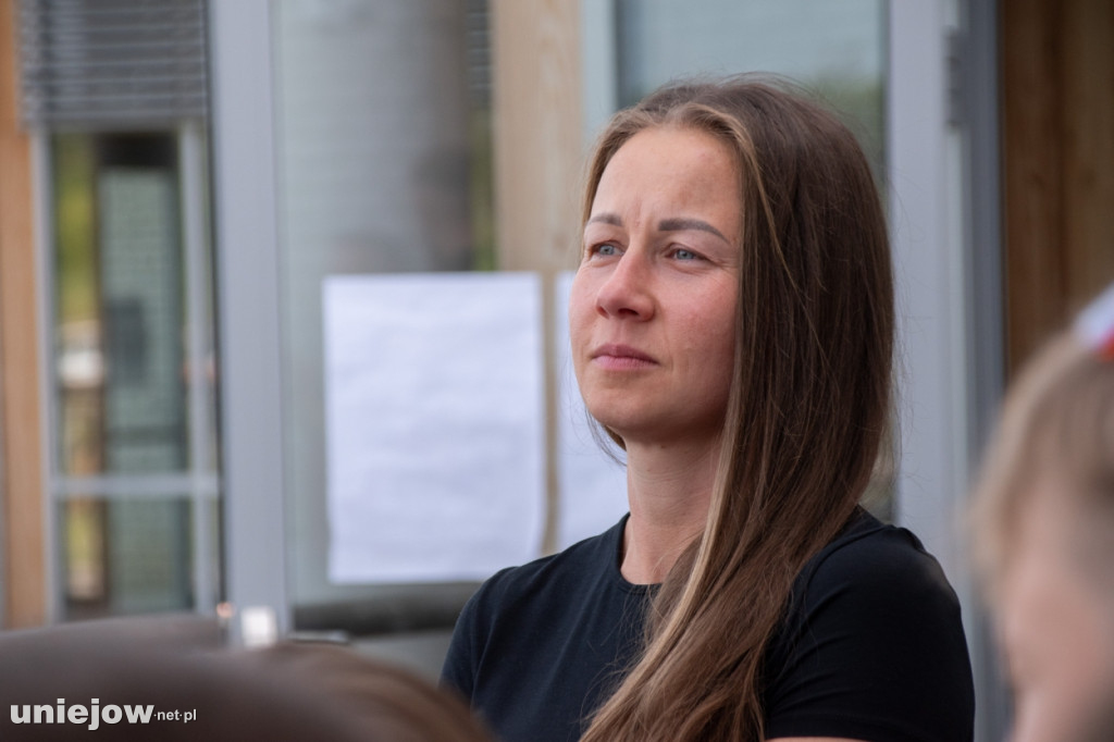 Ewa Pajor, Ebi Smolarek, Agata Tarczyńska i Marcin Tybura
