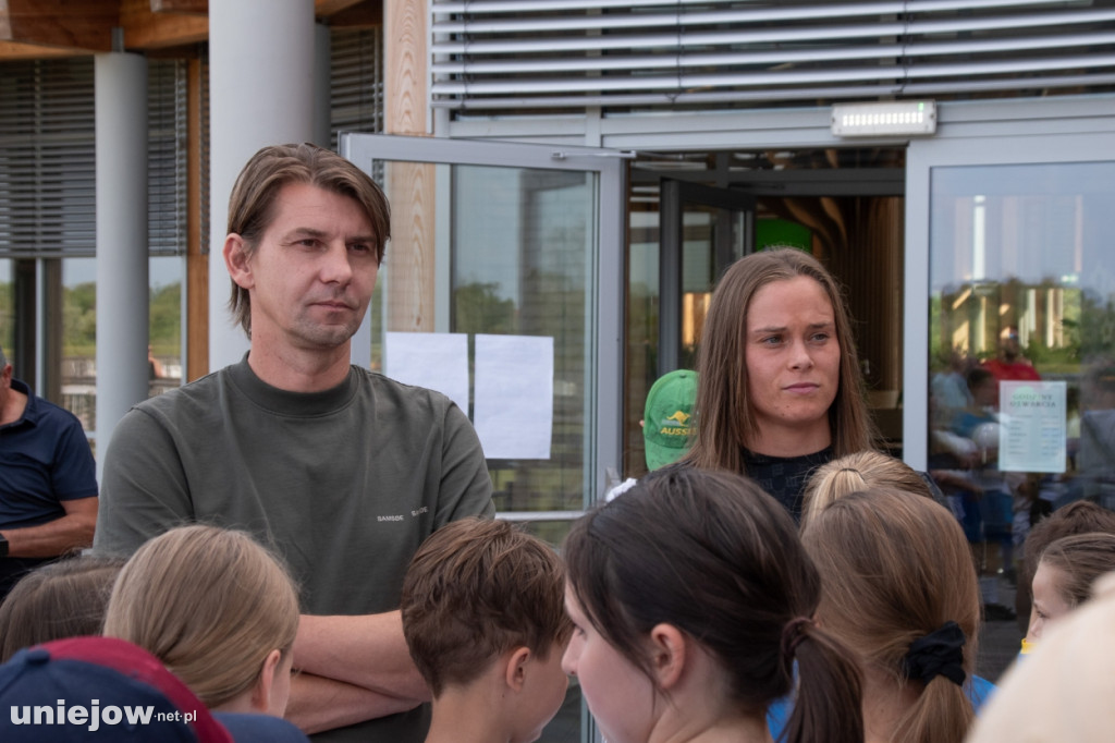 Ewa Pajor, Ebi Smolarek, Agata Tarczyńska i Marcin Tybura