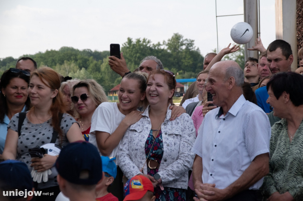 Ewa Pajor, Ebi Smolarek, Agata Tarczyńska i Marcin Tybura