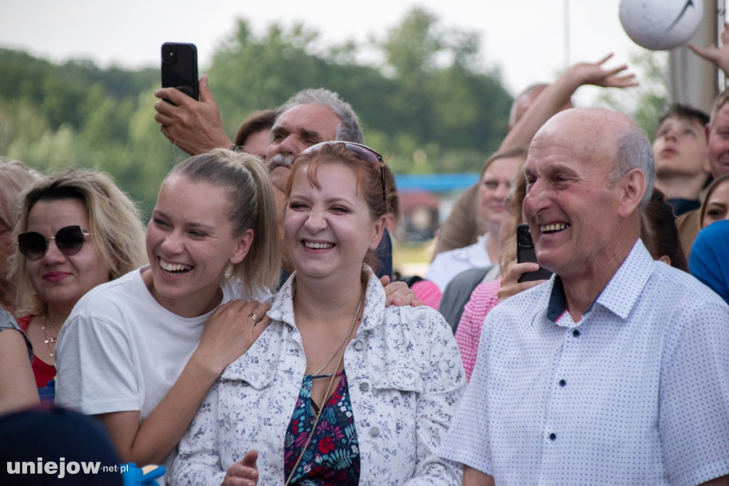 Ewa Pajor, Ebi Smolarek, Agata Tarczyńska i Marcin Tybura