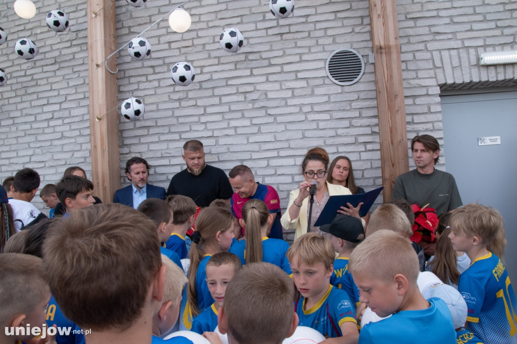 Ewa Pajor, Ebi Smolarek, Agata Tarczyńska i Marcin Tybura