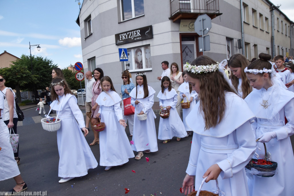 Procesja Bożego Ciała w Uniejowie