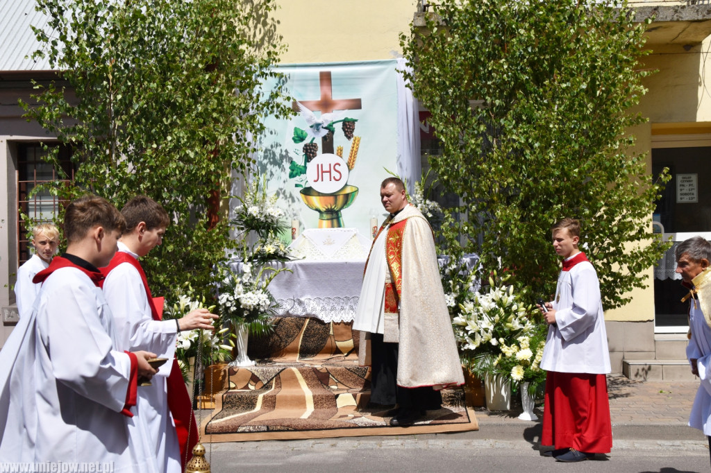 Procesja Bożego Ciała w Uniejowie