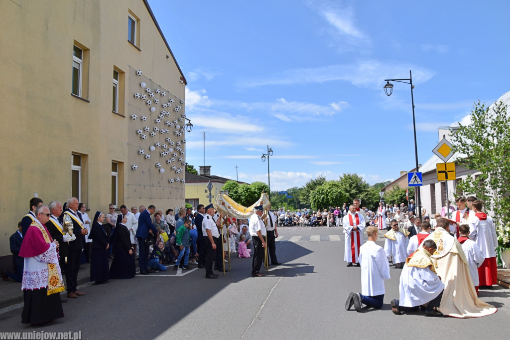 Procesja Bożego Ciała w Uniejowie