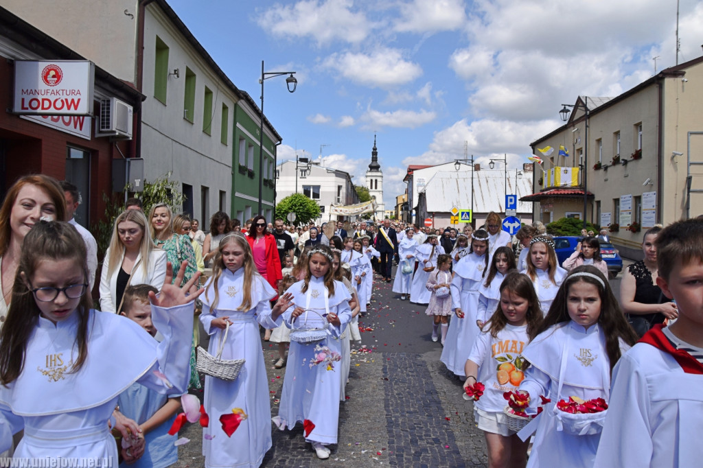 Procesja Bożego Ciała w Uniejowie