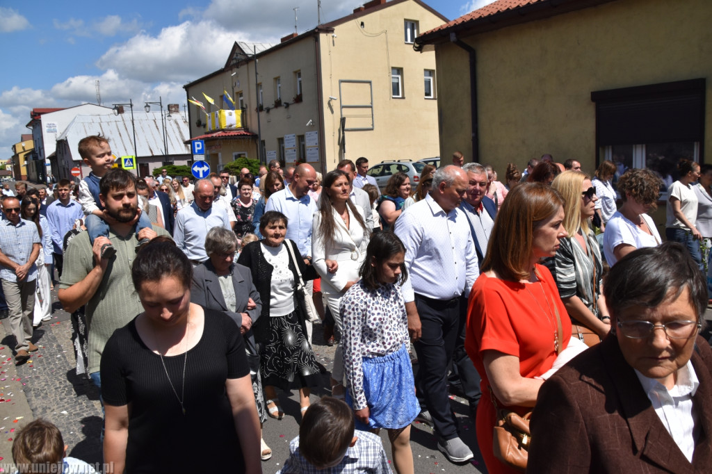 Procesja Bożego Ciała w Uniejowie