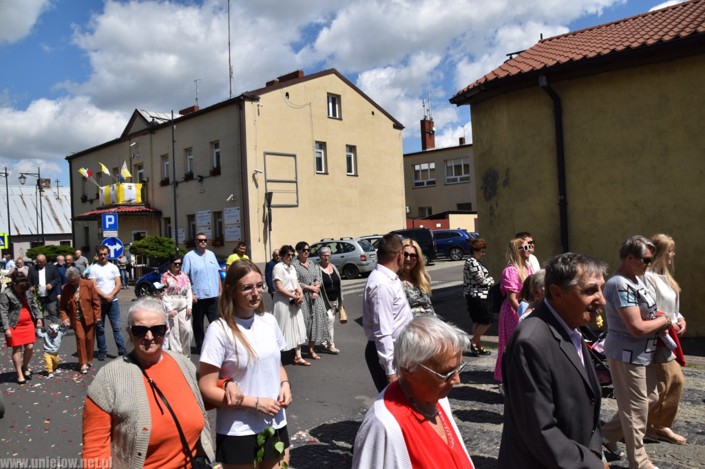 Procesja Bożego Ciała w Uniejowie