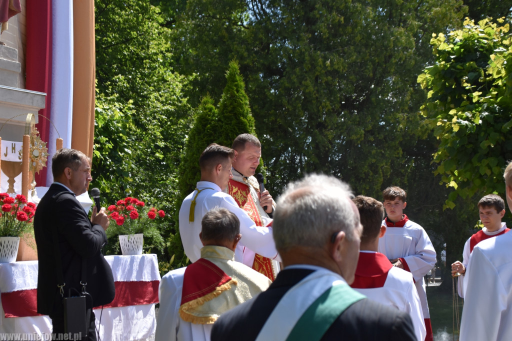 Procesja Bożego Ciała w Uniejowie