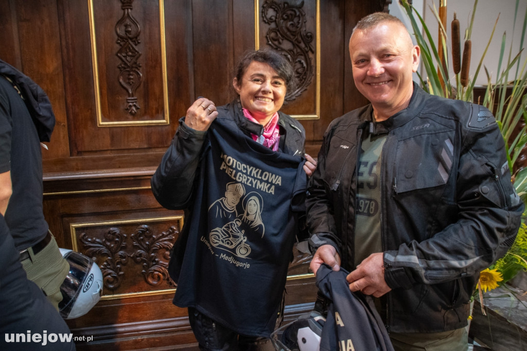 Z Uniejowa wyruszyli motocyklami na pielgrzymkę do Medziugorie