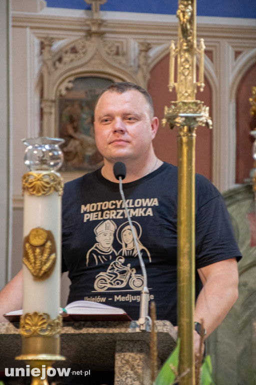Z Uniejowa wyruszyli motocyklami na pielgrzymkę do Medziugorie