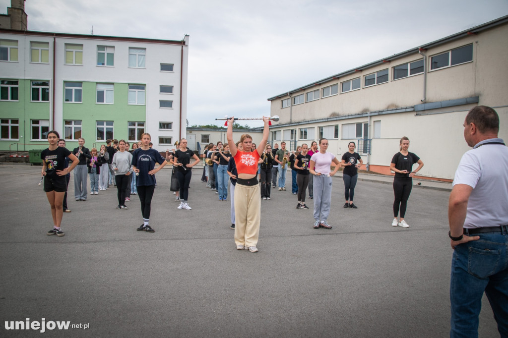 Tak wyglądała ostatnia próba musztry paradnej przed wyjazdem