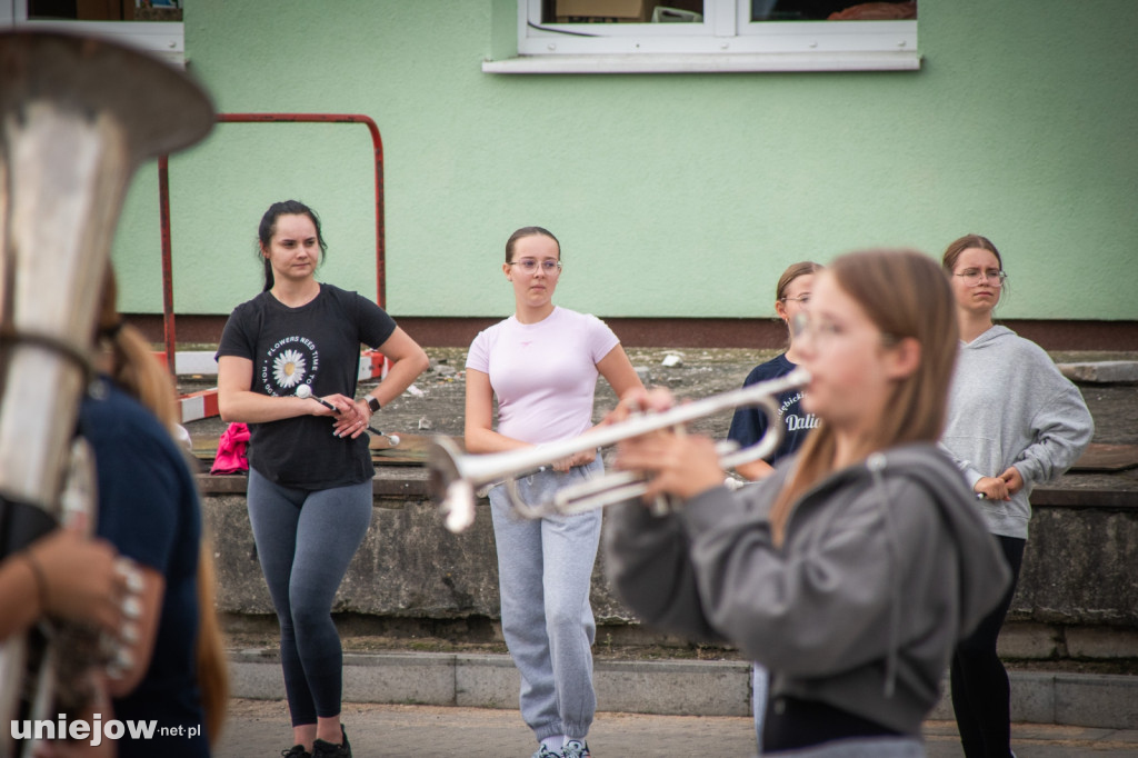 Tak wyglądała ostatnia próba musztry paradnej przed wyjazdem