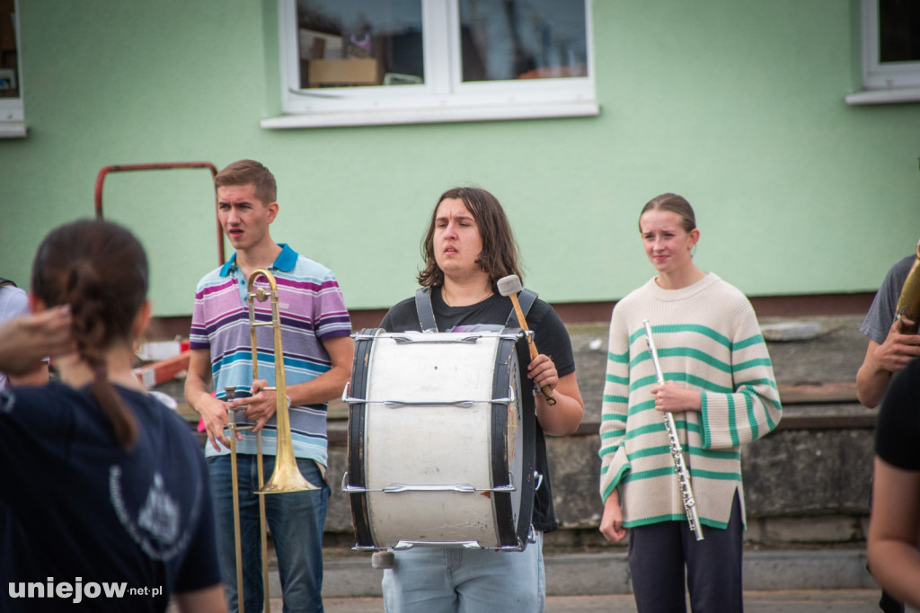 Tak wyglądała ostatnia próba musztry paradnej przed wyjazdem