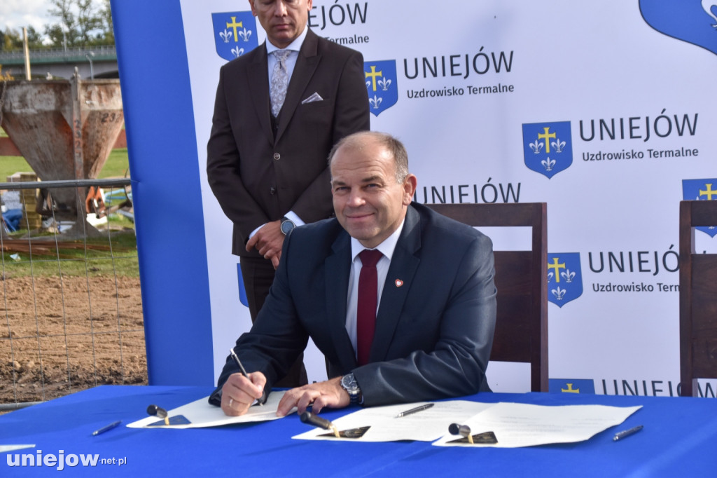 Wmurowano kamień węgielny pod rozbudowę Term Uniejów