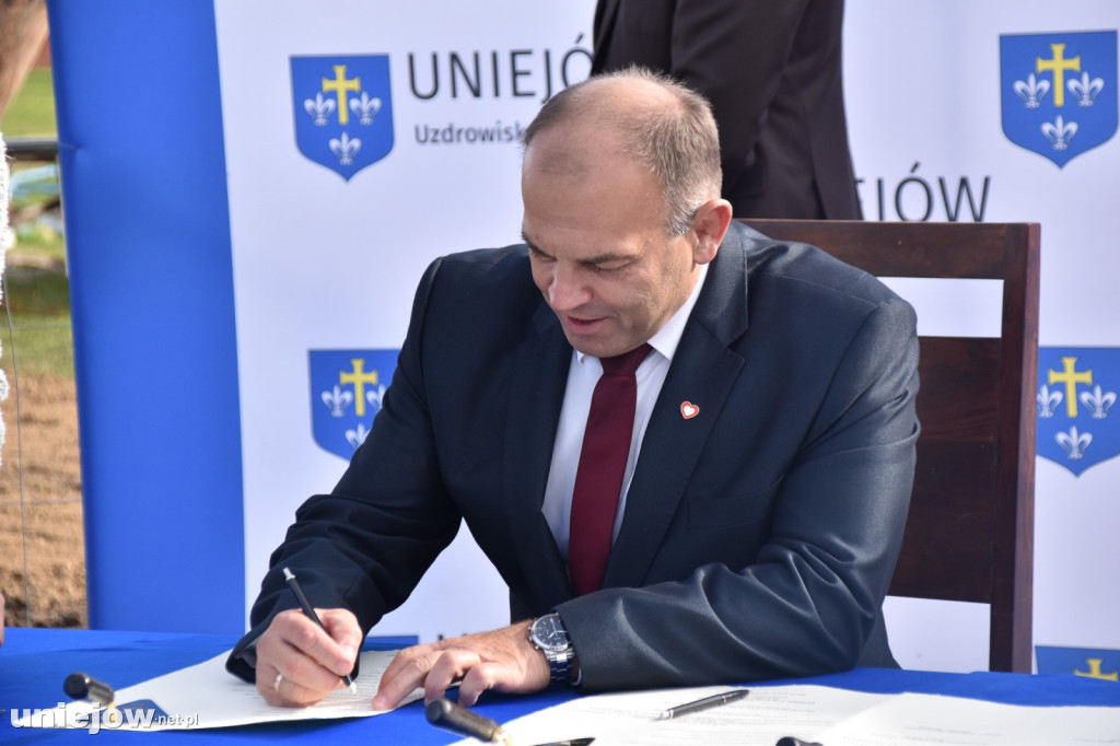 Wmurowano kamień węgielny pod rozbudowę Term Uniejów