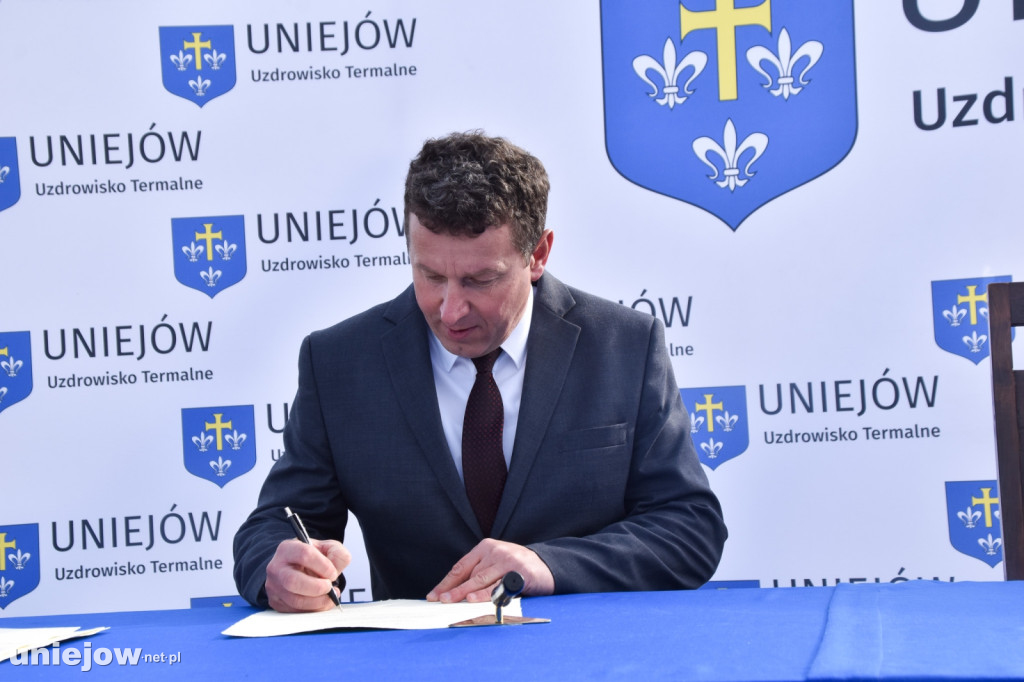 Wmurowano kamień węgielny pod rozbudowę Term Uniejów