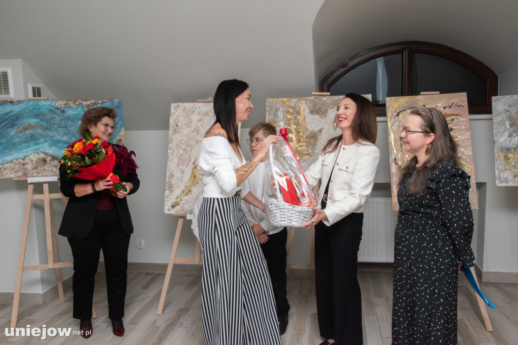 Wystawa Moniki Arkusz i Sabiny Kęcel w Uniejowie