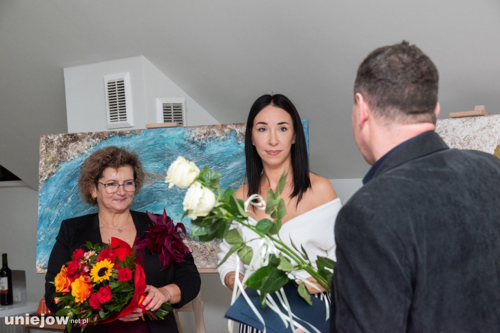 Wystawa Moniki Arkusz i Sabiny Kęcel w Uniejowie