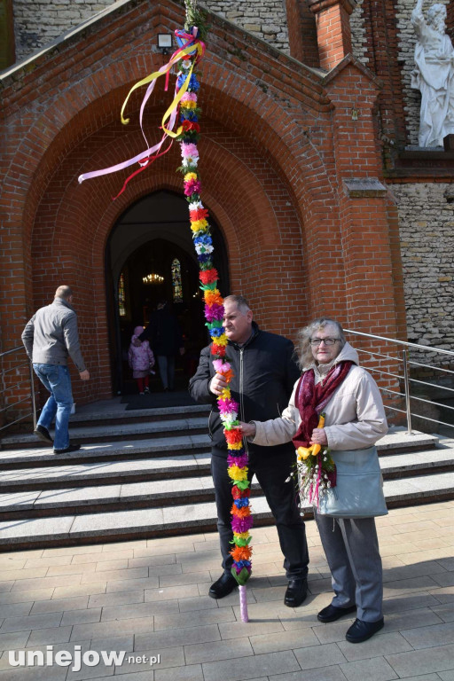 Palmy wielkanocne w parafii w Wilamowie