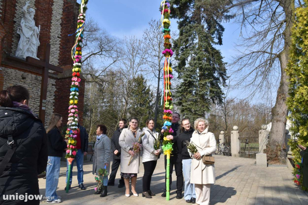 Palmy wielkanocne w parafii w Wilamowie