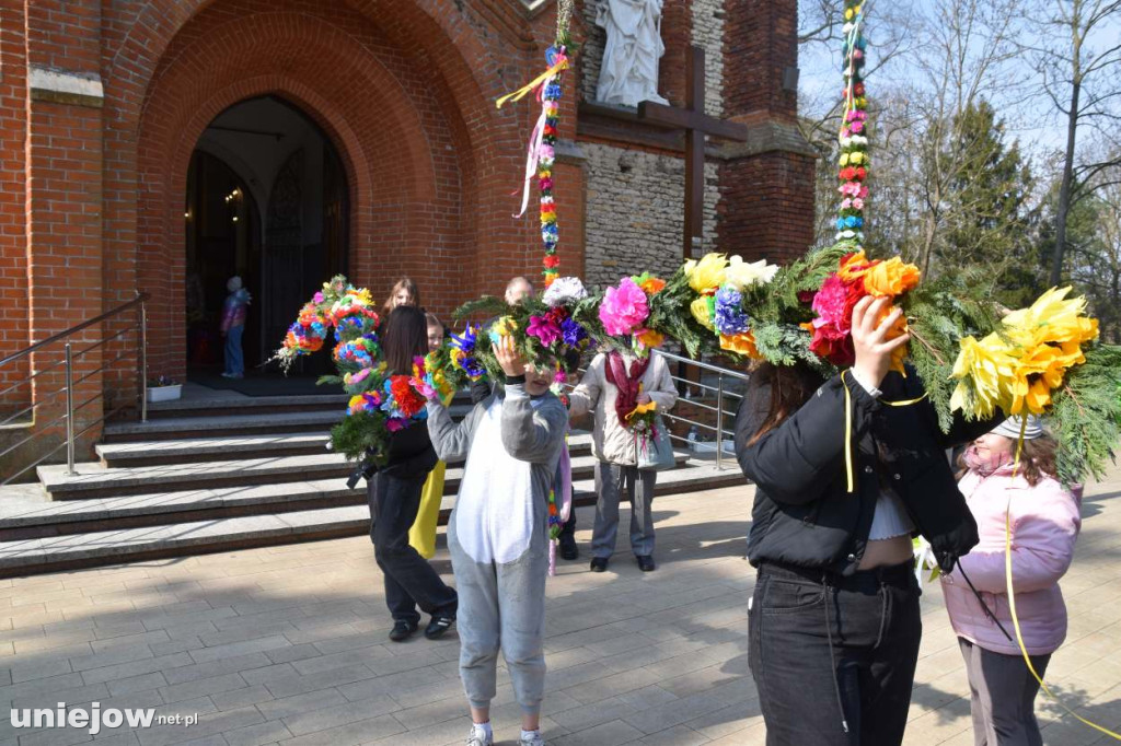 Palmy wielkanocne w parafii w Wilamowie