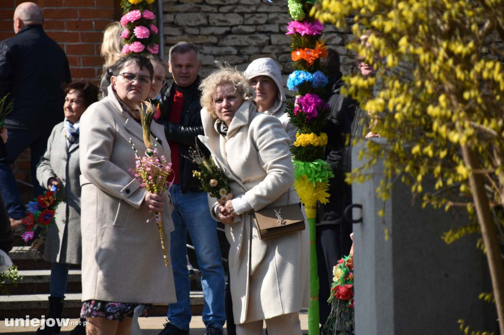 Palmy wielkanocne w parafii w Wilamowie