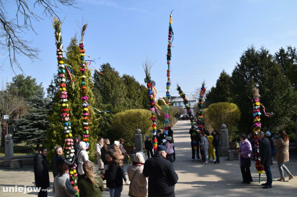 Palmy wielkanocne w parafii w Wilamowie