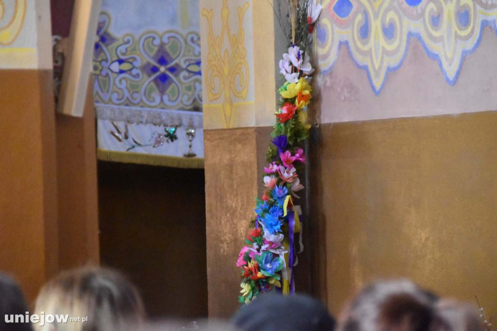 Palmy wielkanocne w parafii w Wilamowie