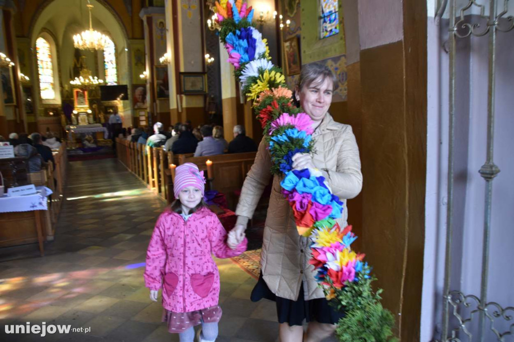 Palmy wielkanocne w parafii w Wilamowie