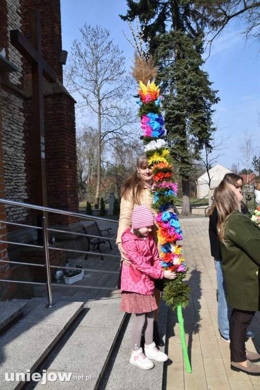 Palmy wielkanocne w parafii w Wilamowie