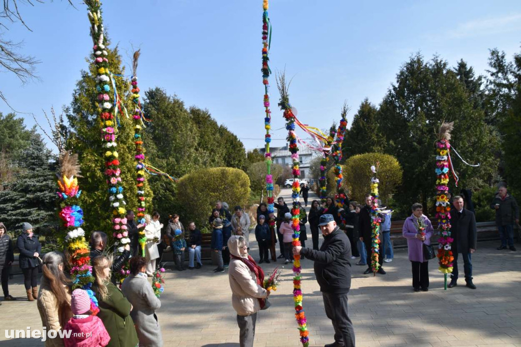 Palmy wielkanocne w parafii w Wilamowie