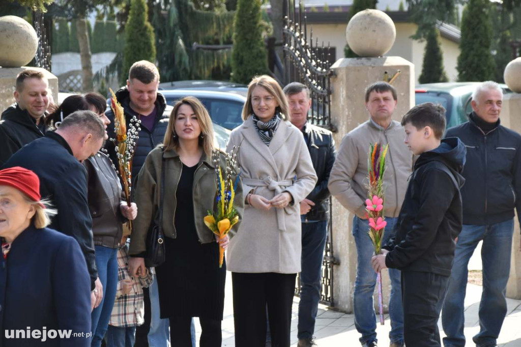 Palmy wielkanocne w parafii w Wilamowie