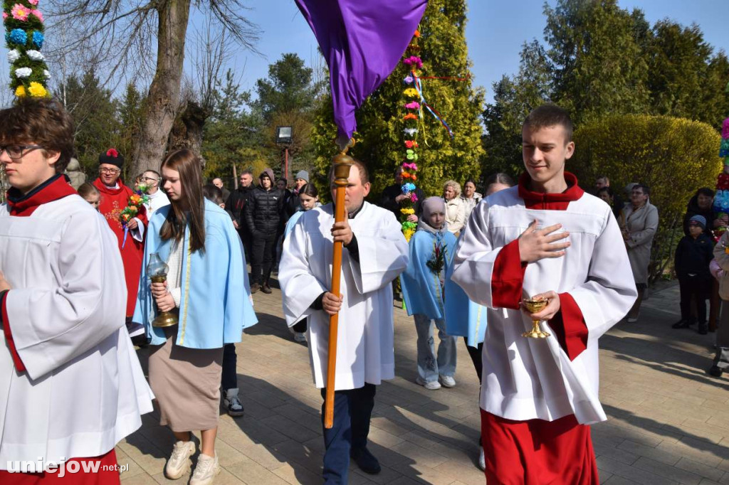 Palmy wielkanocne w parafii w Wilamowie