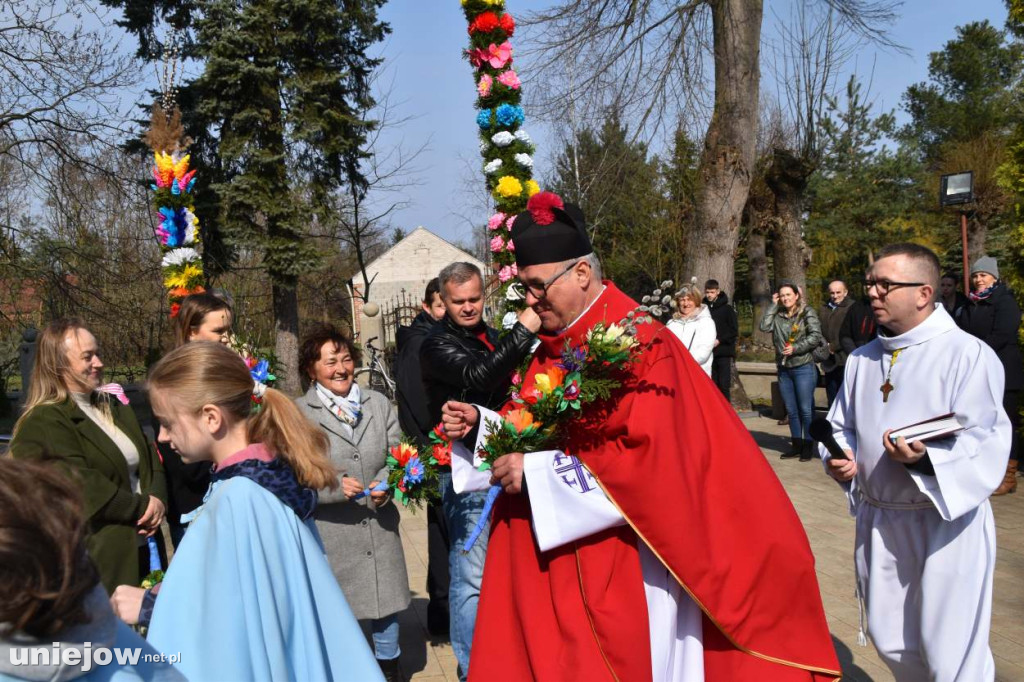 Palmy wielkanocne w parafii w Wilamowie