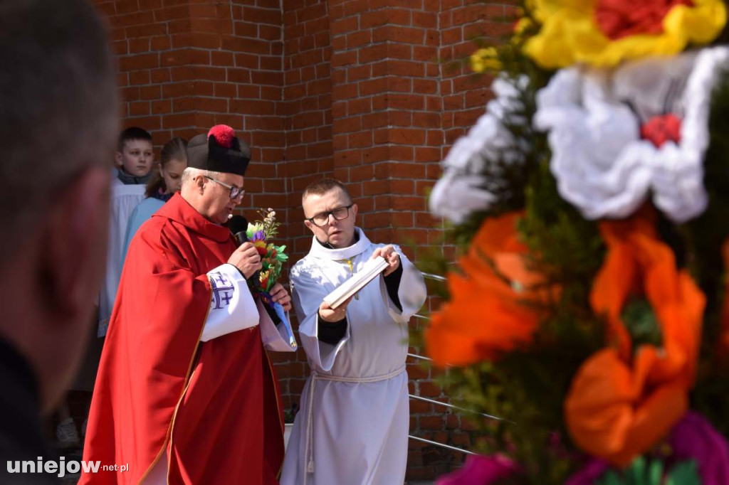 Palmy wielkanocne w parafii w Wilamowie
