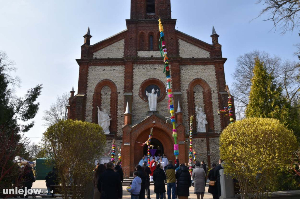 Palmy wielkanocne w parafii w Wilamowie