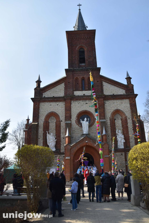 Palmy wielkanocne w parafii w Wilamowie