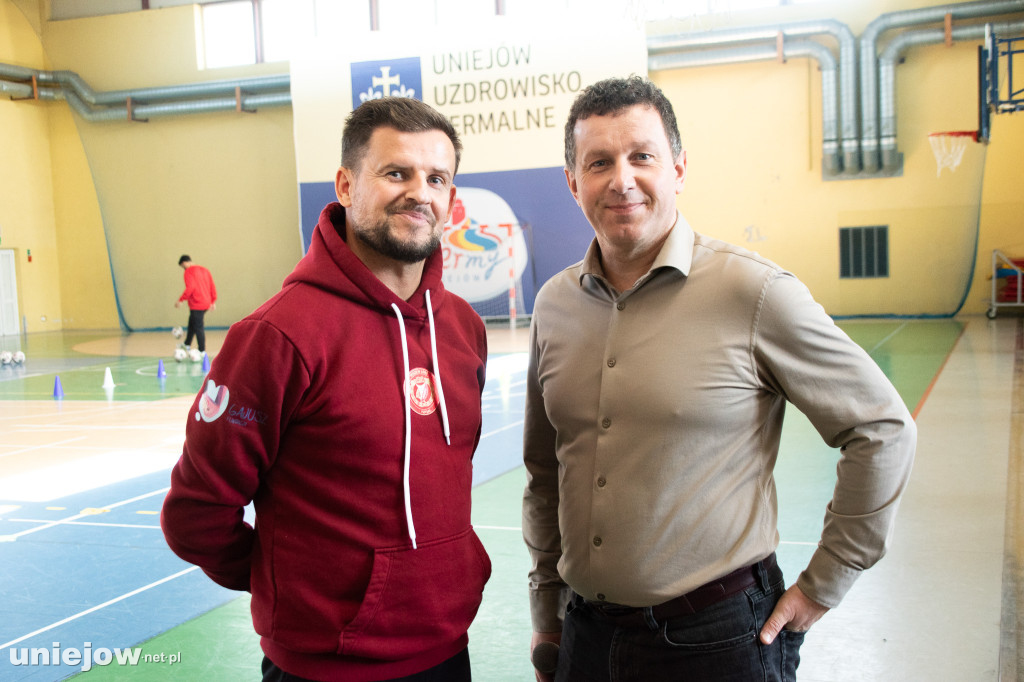 Zawodnicy Widzewa poprowadzili lekcję WF